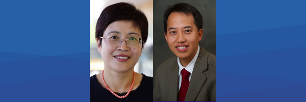 Side-by-side headshots of Professor Aiping Yu and Dr. Zhongwei Chen from the University of Waterloo.