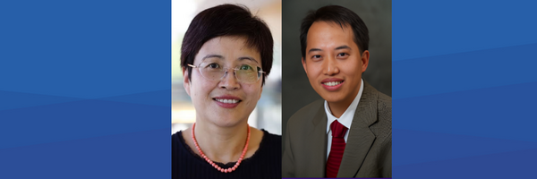 Side-by-side headshots of Professor Aiping Yu and Dr. Zhongwei Chen from the University of Waterloo.